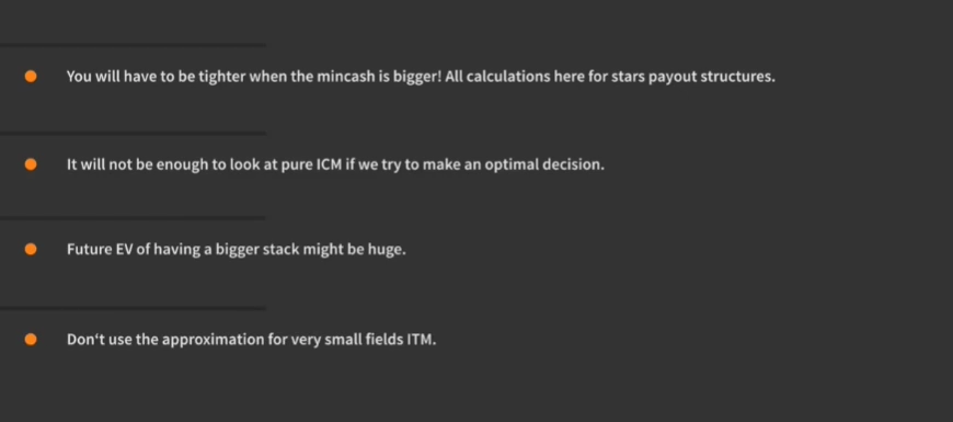 ITM 인원이 매우 적을 때 근사식을 쓰지 않는다는 제한