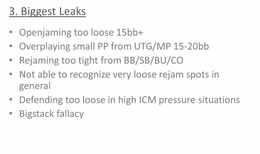 Biggest Leaks 항목을 모두 표시한 슬라이드
