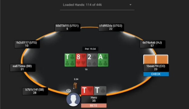 TT의 A 턴과 Hero BETS
